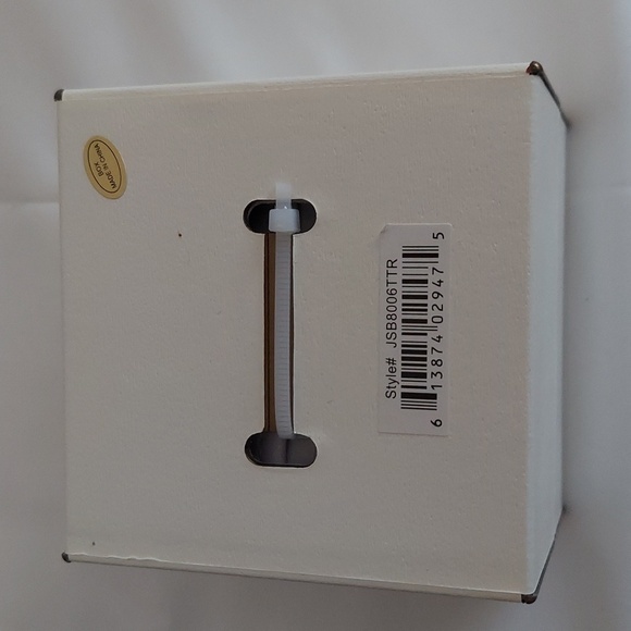 NEW Jessica Simpson Crystal with Quartz Silver Watch & Heart Bangle Bracelet Set - Picture 3 of 6